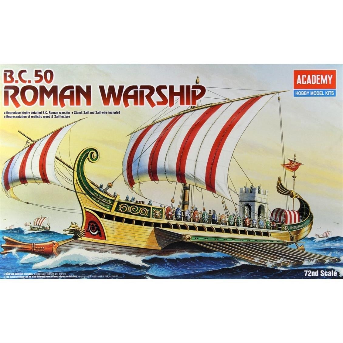 Academy 14207 1/250 Ölçek, Roman Savaş Gemisi, Plastik Model Kiti