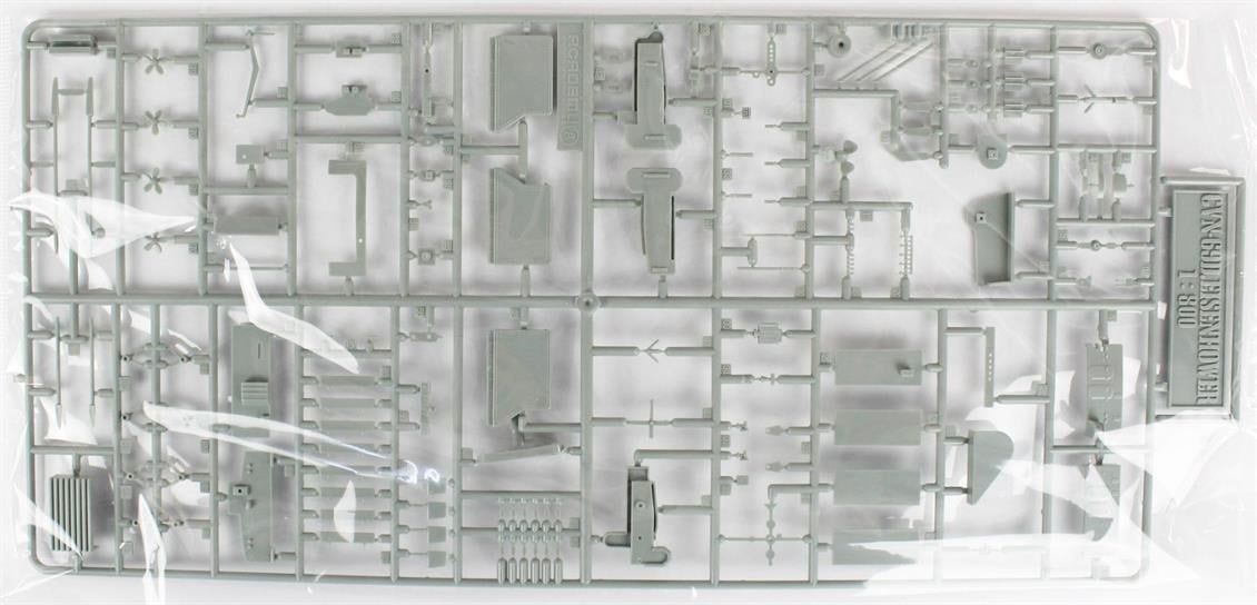 Academy 14212 1/800 Ölçek, CVN 69D Eisenhover Savaş Gemisi, Plastik Model Kiti