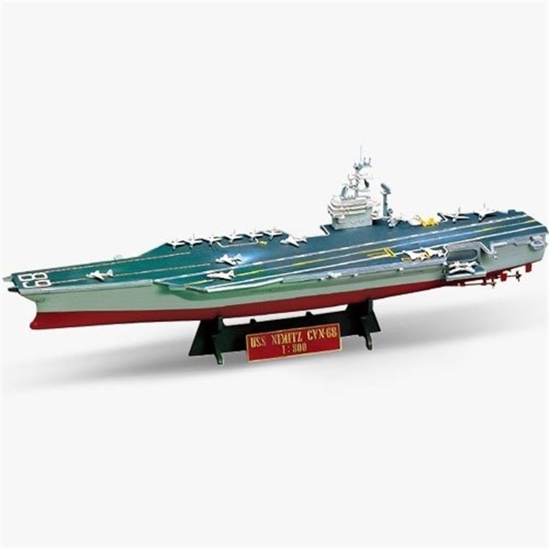Academy 14213 1/800 Ölçek, ABD Donanması CVN-68 Nimitz Uçak Gemisi, Plastik Model Kiti