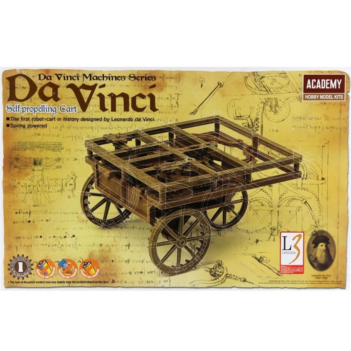 Academy 18129 Da Vinci Arabası, Plastik Model Kiti