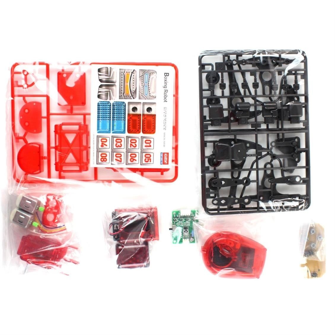Academy 18148 Kablosuz Uzaktan Kumandalı Boks Robotu, Plastik Model Kiti