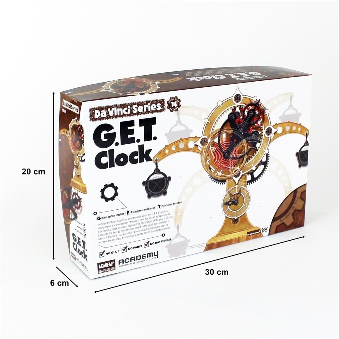 Academy 18185 Da Vinci Mekanizmalı G.E.T. Saati, Plastik Model Kiti