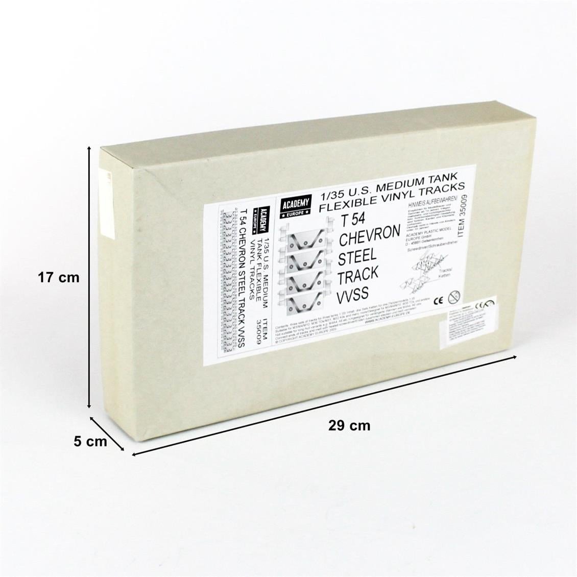 Academy 35009 1/35 Ölçek, T54 Chevron VVSS Tank Palet Seti, Plastik Model Kiti