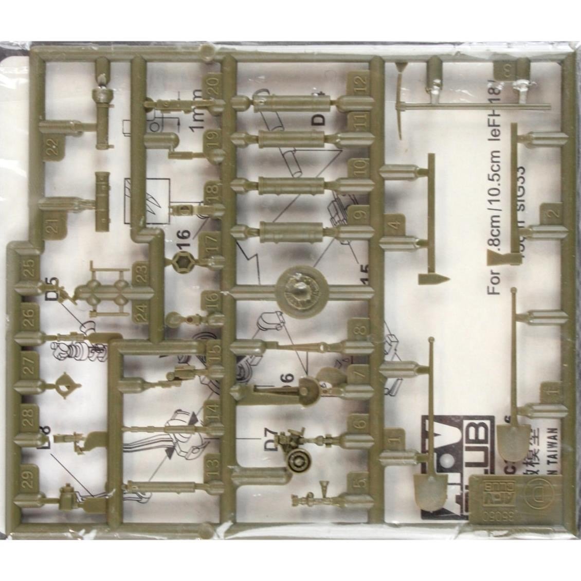 AFV Club AC35006 1/35 Ölçek, Alman Optik Ekipman Seti, Plastik Model kiti