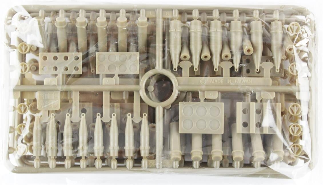 AFV Club AF35017 1/35 Ölçek, 105/203mm HOWITZER Obüs Mühimmat Seti, Plastik Model kiti