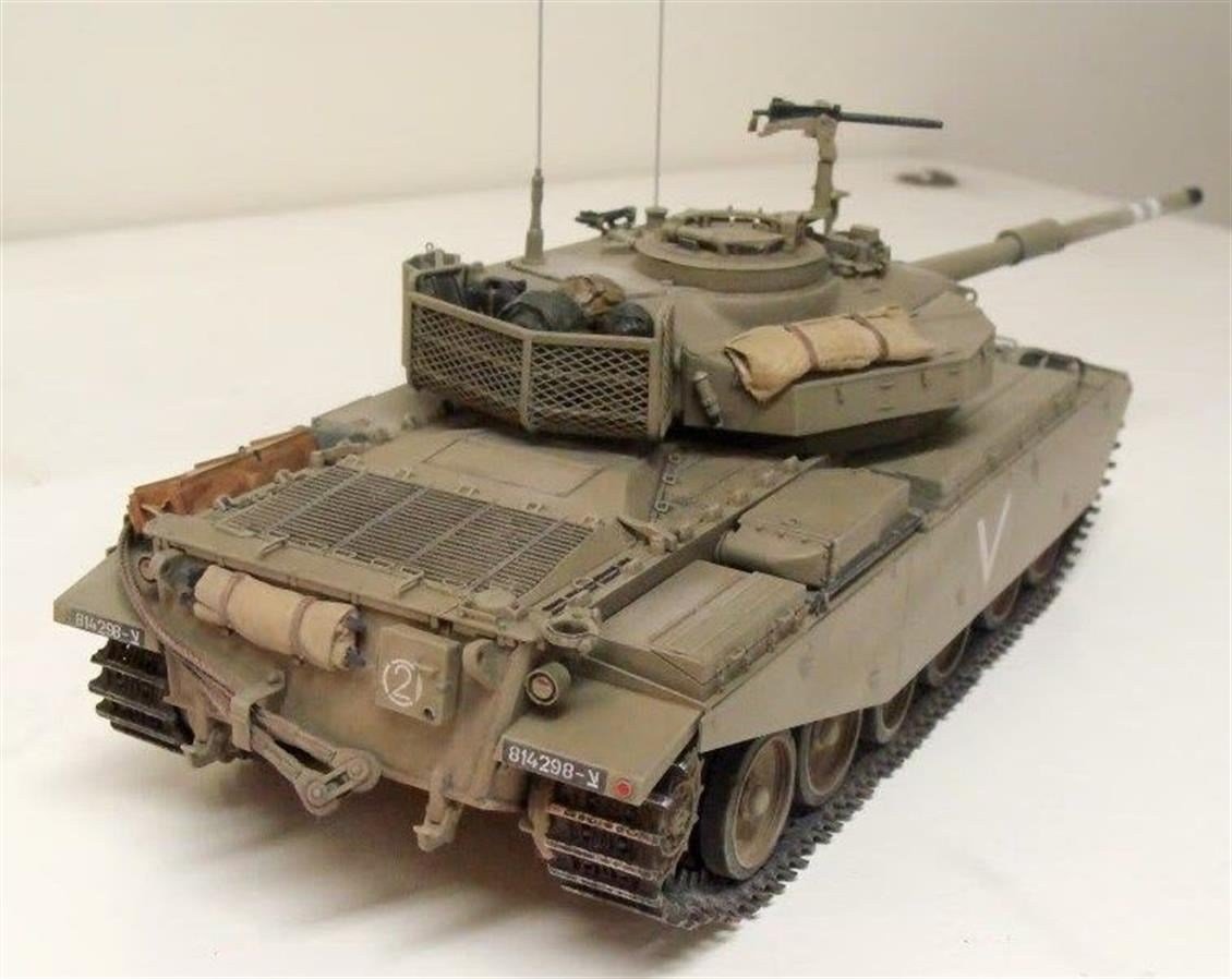 AFV Club AF35124 1/35 Ölçek, IDF SHOT Kal 1973 Tankı, Plastik Model kiti