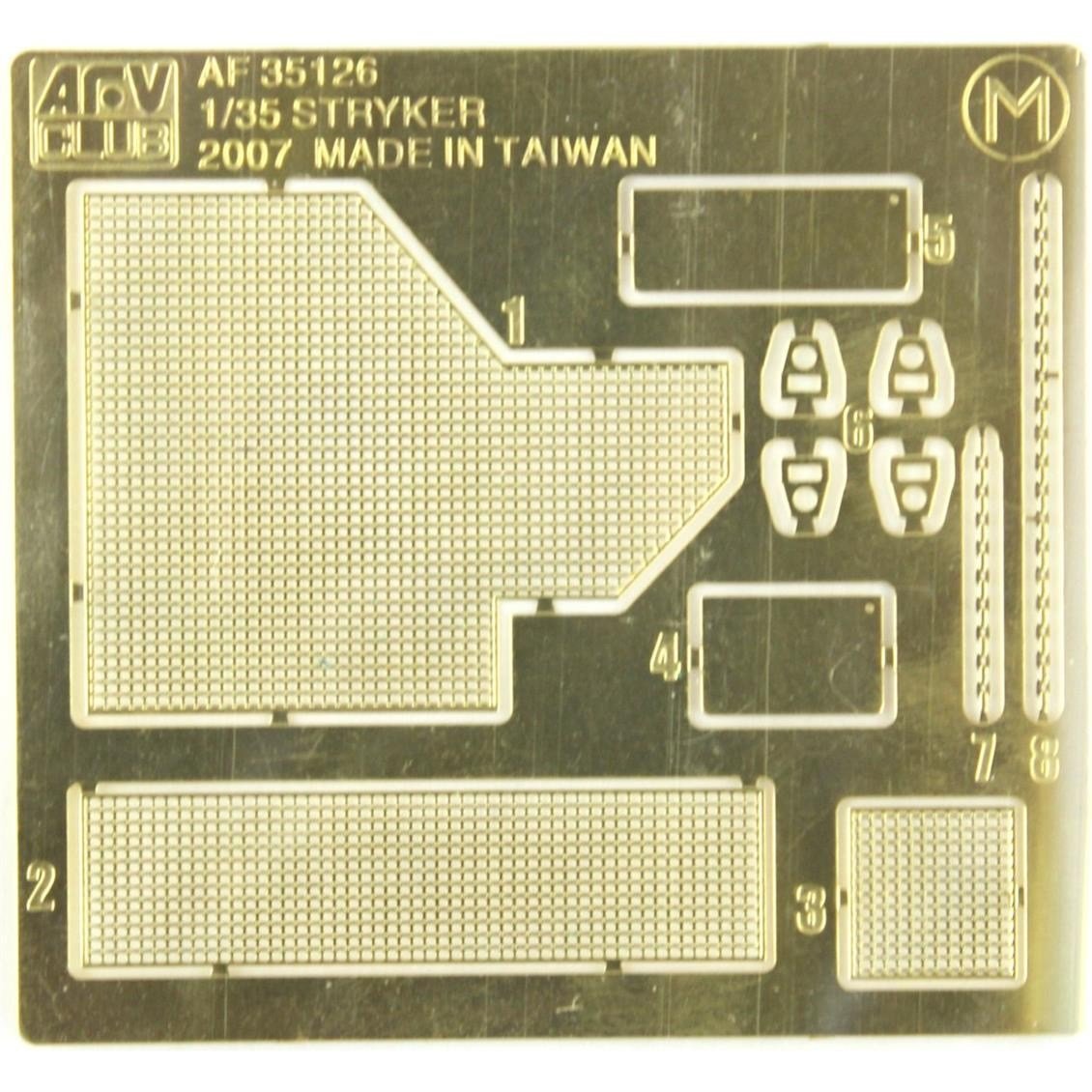 AFV Club AF35132 1/35 Ölçek, Stryker M1132 Engineer Squad Vehicle SMP Surface Mine Plow Mayın Temizleme Aracı, Plastik Model ki