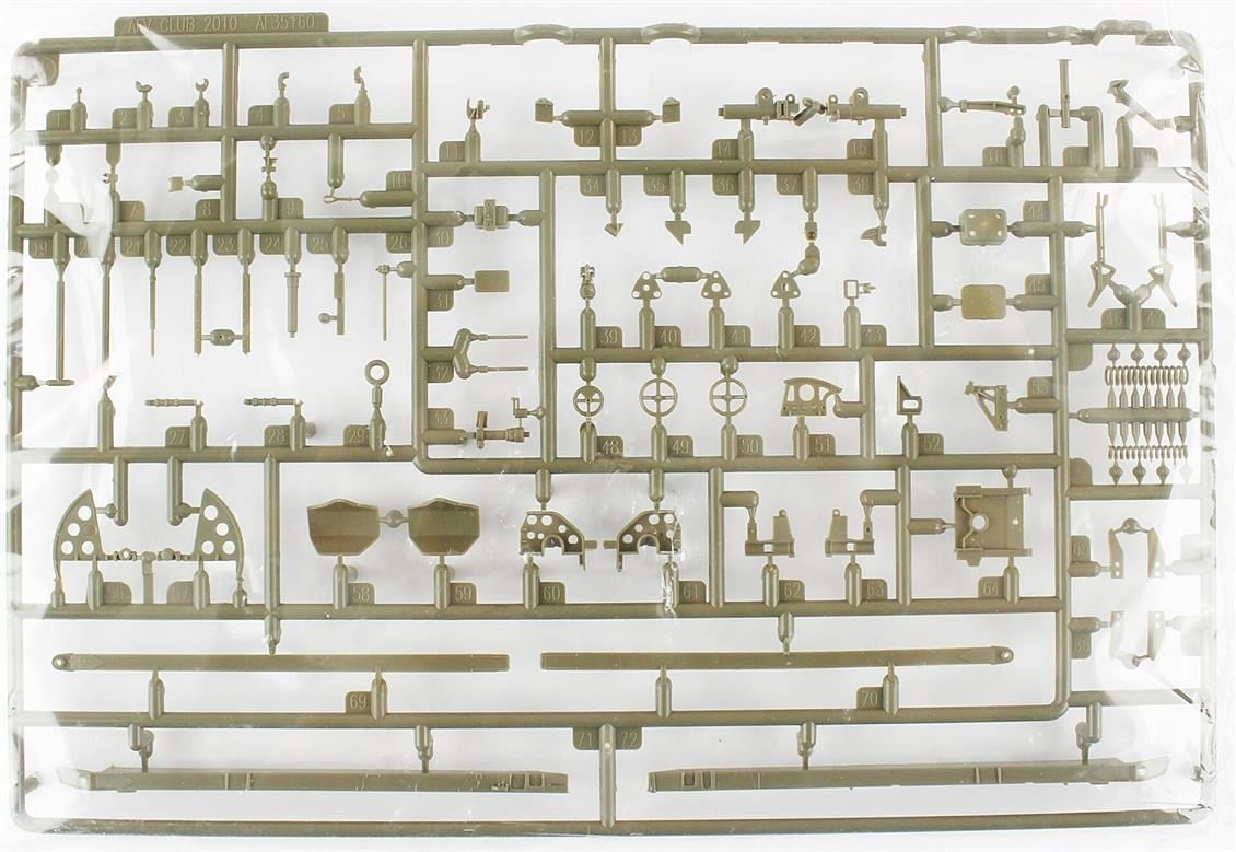 AFV Club AF35182 1/35 Ölçek, 105mm HOWITZER M2A1 Arabalı M2A2 (WW II Version) Topu, Plastik Model kiti