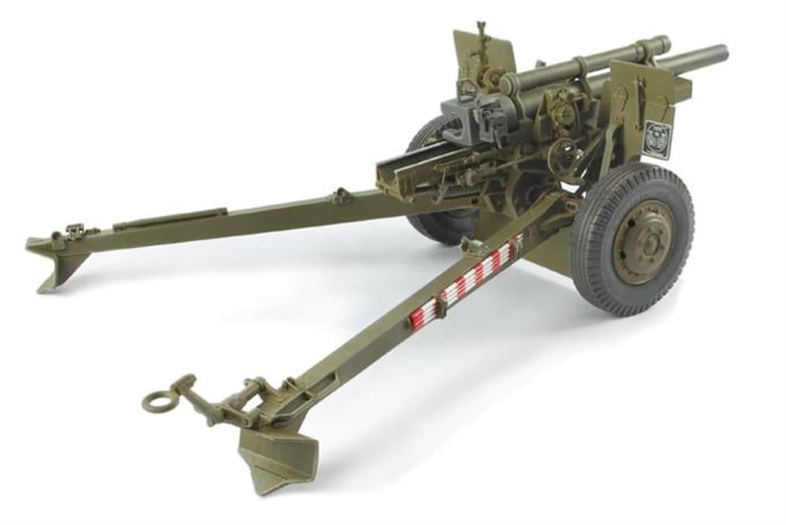 AFV Club AF35182 1/35 Ölçek, 105mm HOWITZER M2A1 Arabalı M2A2 (WW II Version) Topu, Plastik Model kiti