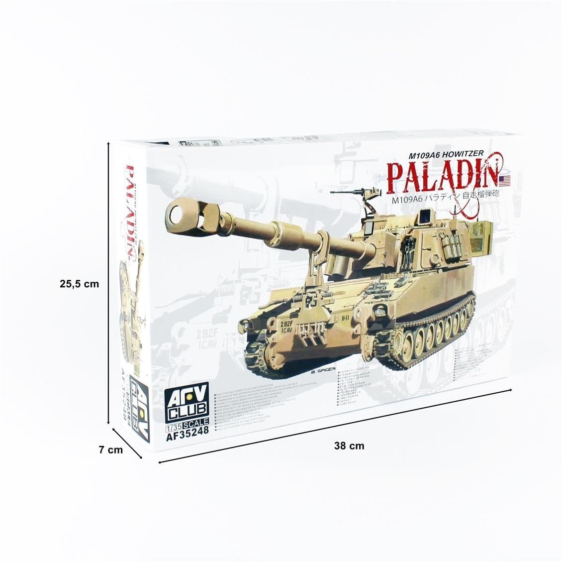 AFV Club AF35248 1/35 Ölçek, M109A6 HOWITZER Paladin Obüsü, Plastik Model kiti