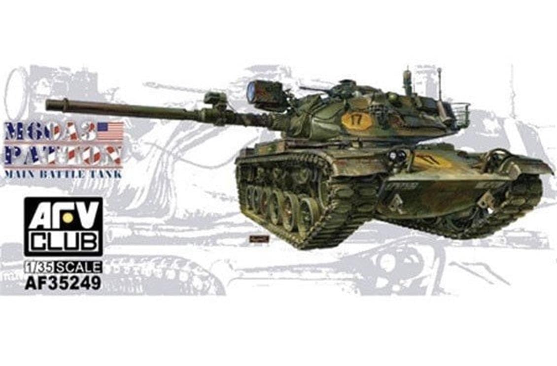 AFV Club AF35249 1/35 Ölçek, M60A3/TTS Main Battle Tank Tank, Plastik Model kiti