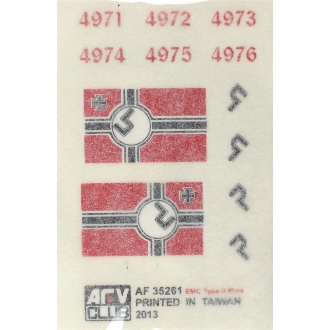 AFV Club AF35261 1/35 Ölçek, German EMC TypeII 4 Adet Mayın, Plastik Model kiti