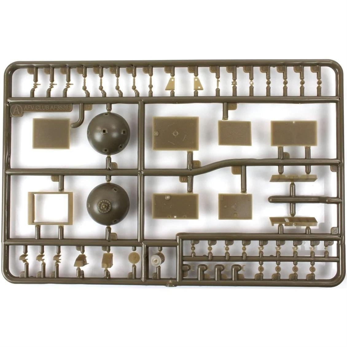AFV Club AF35261 1/35 Ölçek, German EMC TypeII 4 Adet Mayın, Plastik Model kiti