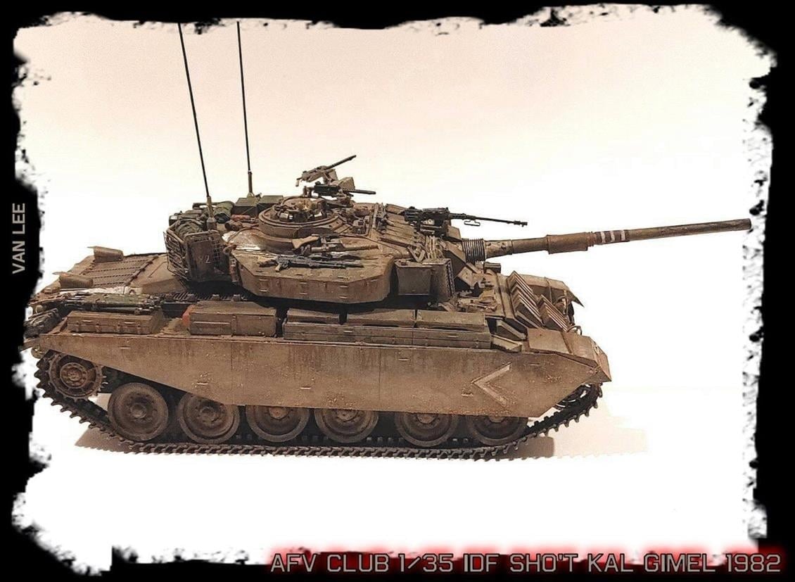 AFV Club AF35267 1/35 Ölçek, IDF SHOT Kal GIMEL 1982 Tankı, Plastik Model kiti