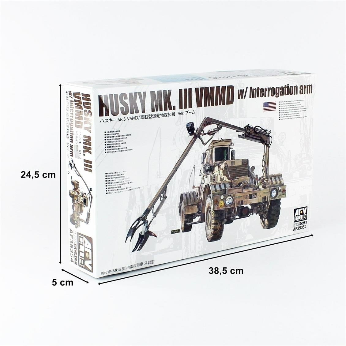 AFV Club AF35354 1/35 Ölçek, HUSKY MK. III VMMD Mayın Temizleme Aracı, Plastik Model kiti