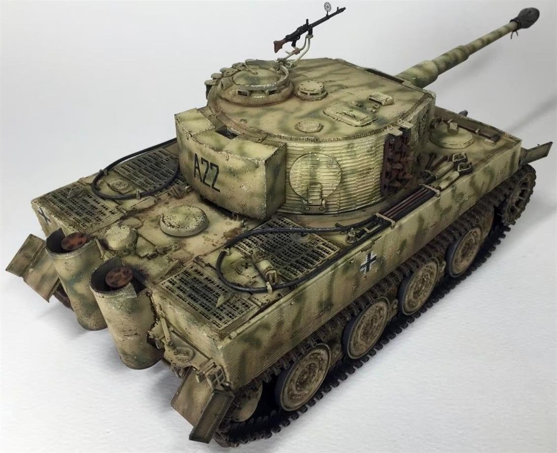 AFV Club AF35S25 1/35 Ölçek, TIGER I, Geç Dönem Tankı, Plastik Model kiti