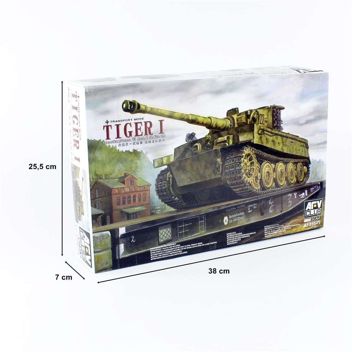 AFV Club AF35S25 1/35 Ölçek, TIGER I, Geç Dönem Tankı, Plastik Model kiti