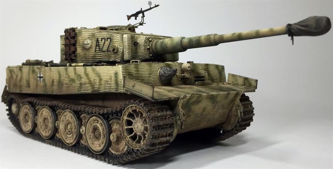 AFV Club AF35S25 1/35 Ölçek, TIGER I, Geç Dönem Tankı, Plastik Model kiti