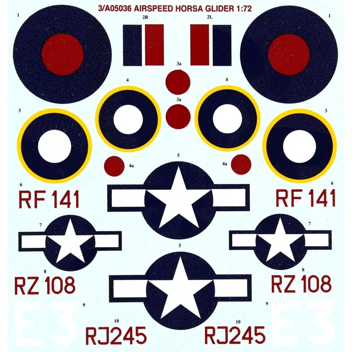 Airfix A05036 1/72 Ölçek, Horsa Glider