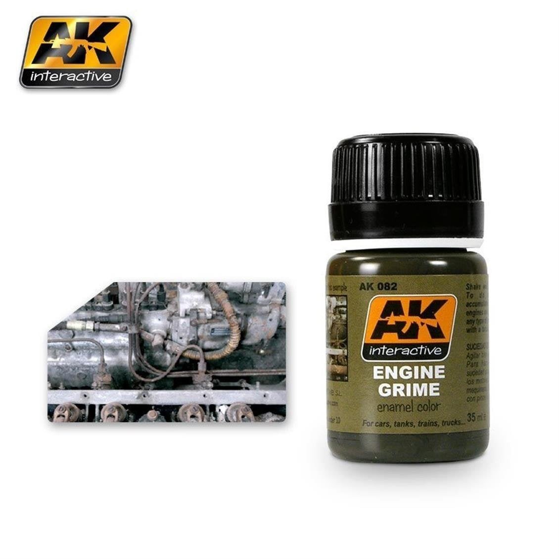 AK 082 35 ml. Motor Kiri Efekti, Enamel Model Boyası