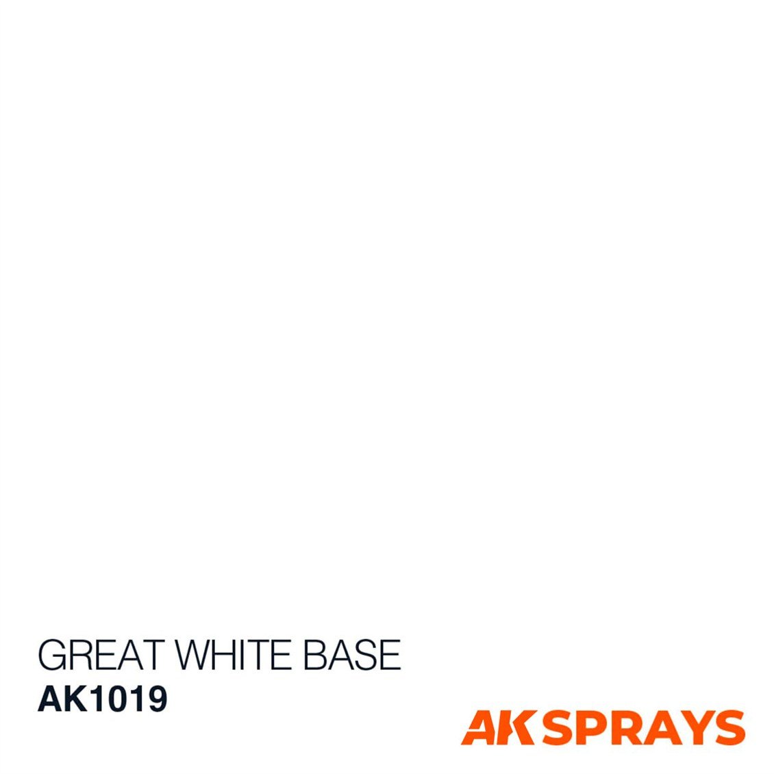 AK 1019 150 ml. Vivid Color İçin Beyaz Baz Kat Sprey