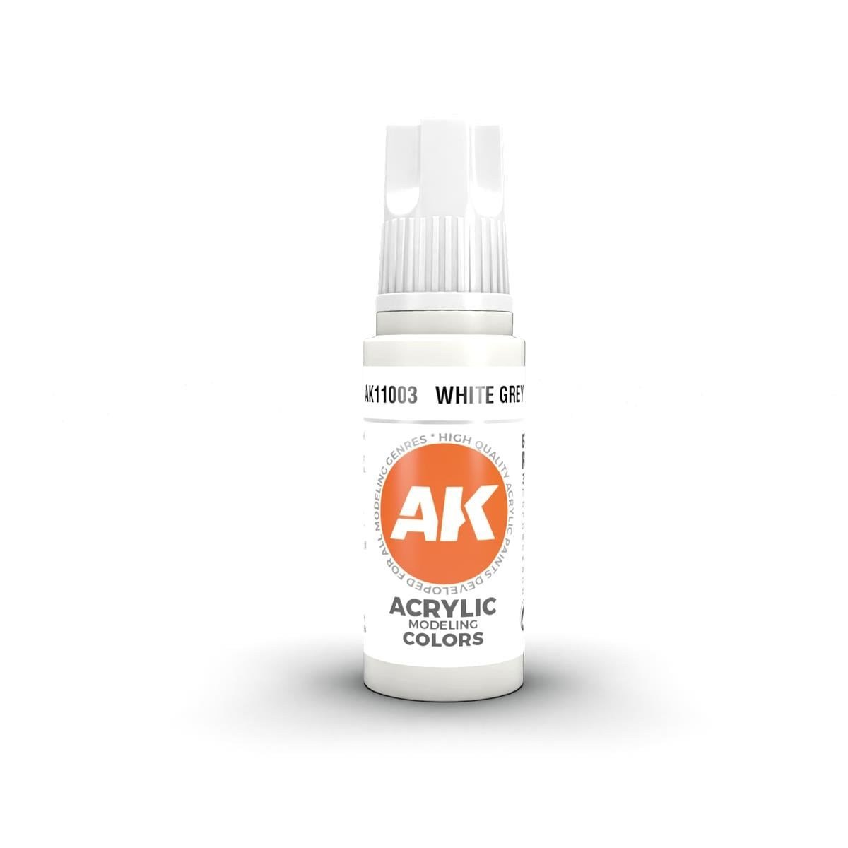 AK 11003 17 ml. White Grey, 3GEN Akrilik Model Boyası