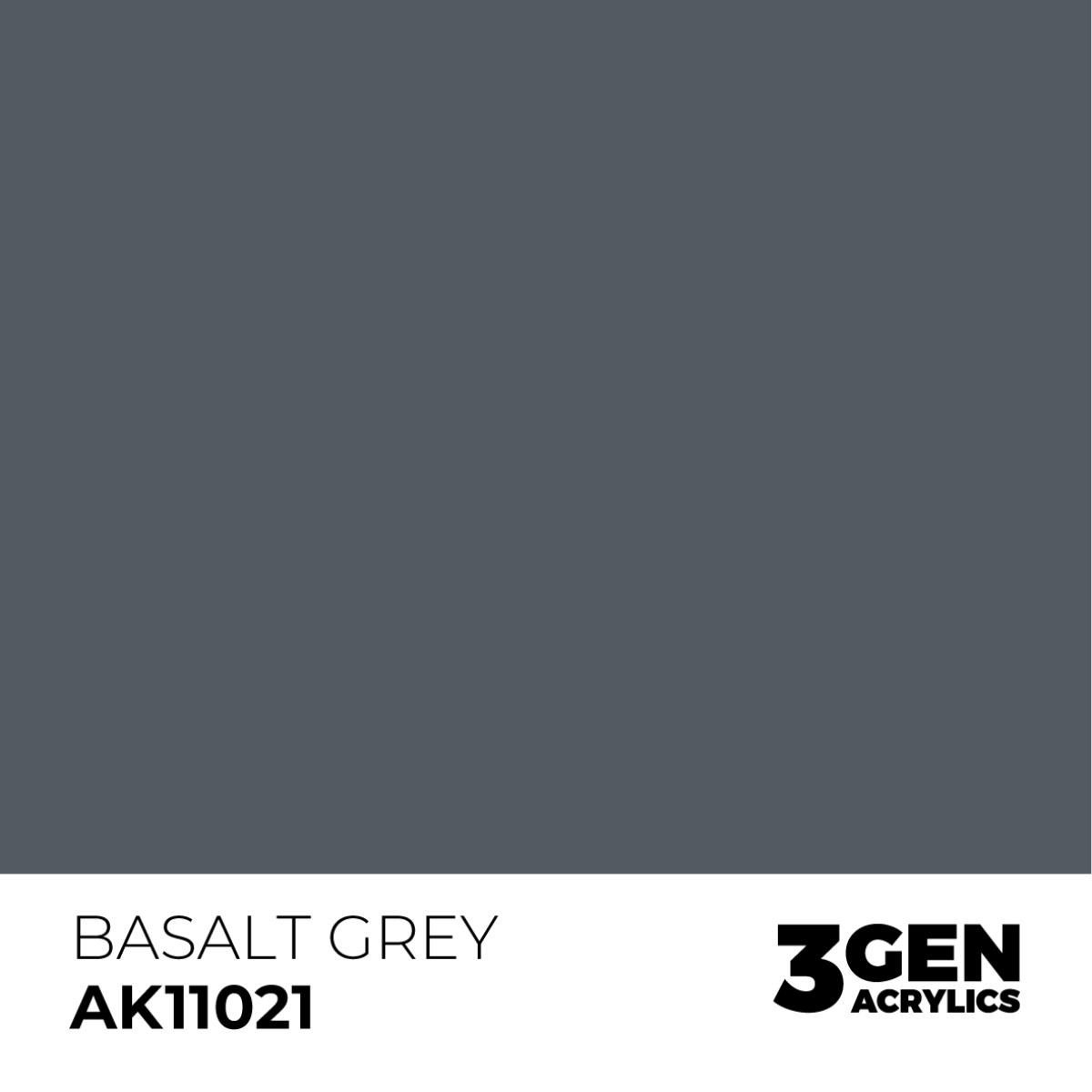 AK 11021 17 ml. Basalt Grey, 3GEN Akrilik Model Boyası