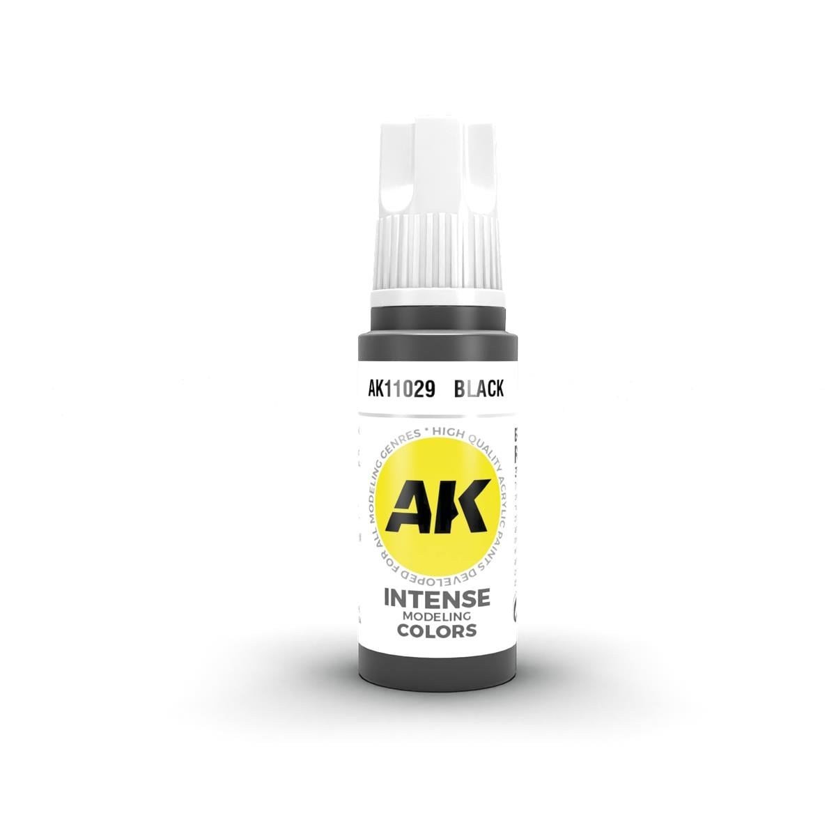 AK 11029 17 ml. Black, 3GEN Akrilik Model Boyası