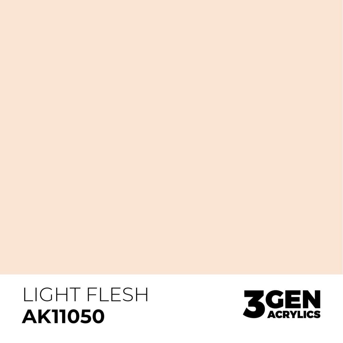 AK 11050 17 ml. Light Flesh, 3GEN Akrilik Model Boyası