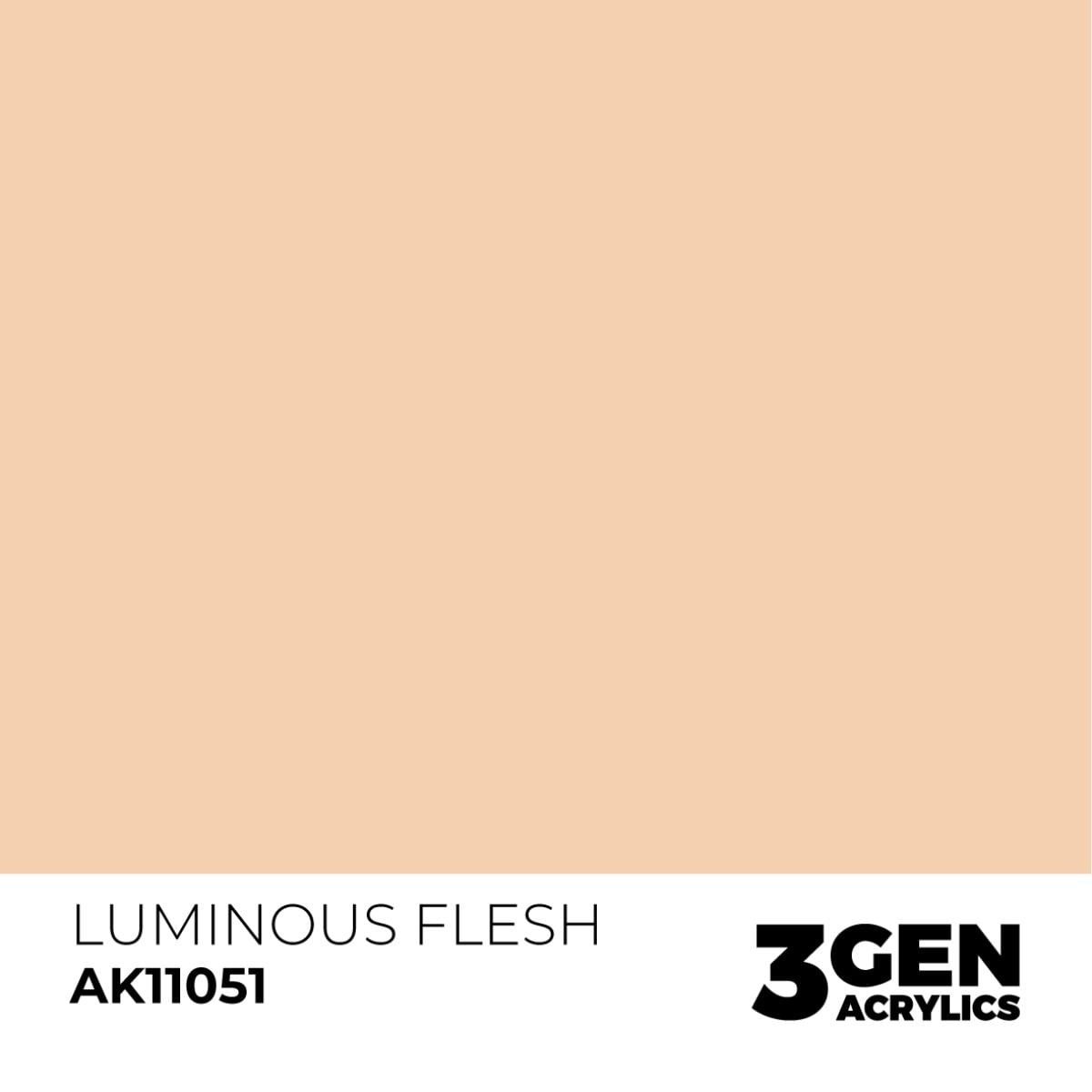 AK 11051 17 ml. Luminous Flesh, 3GEN Akrilik Model Boyası