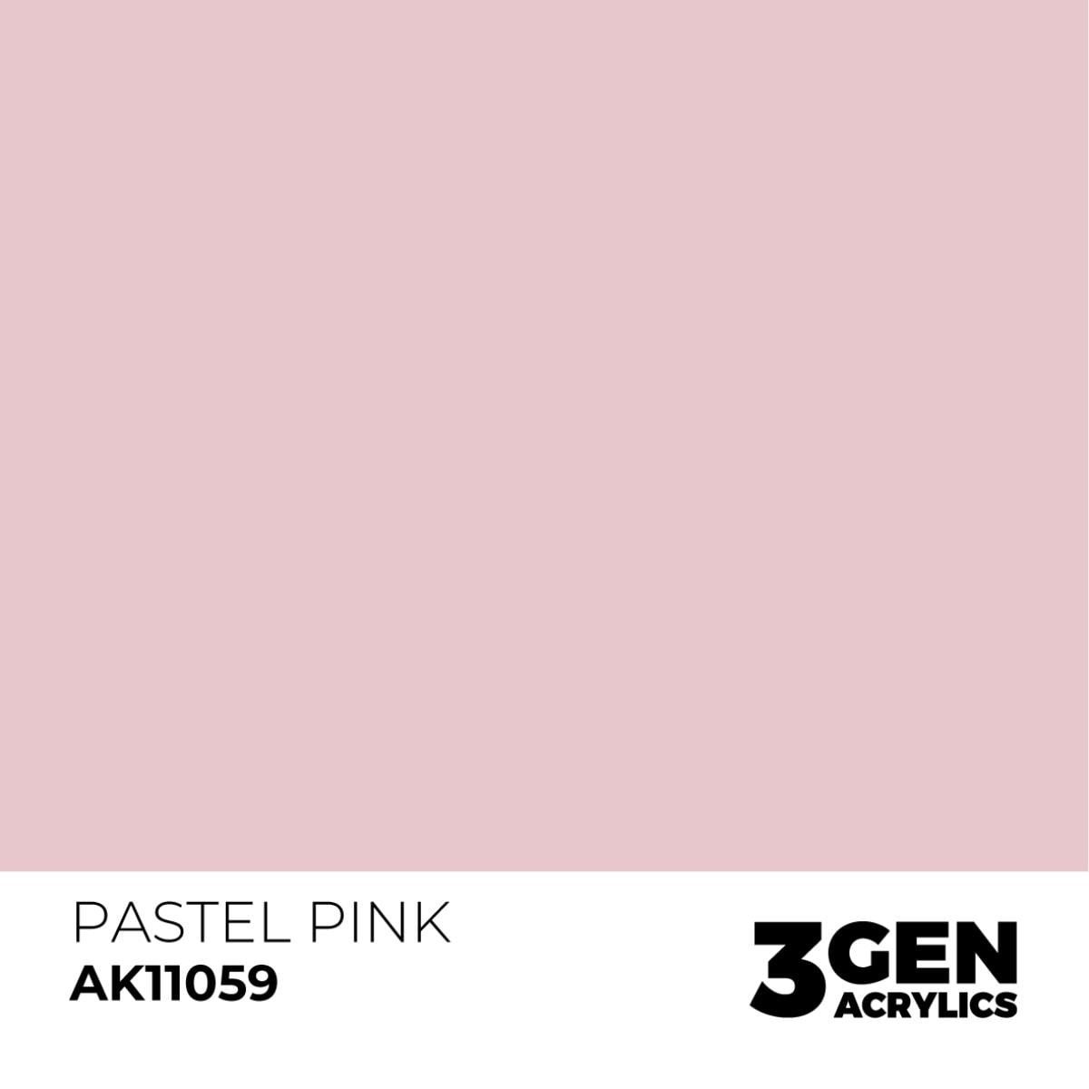 AK 11059 17 ml. Pastel Pink, 3GEN Akrilik Model Boyası