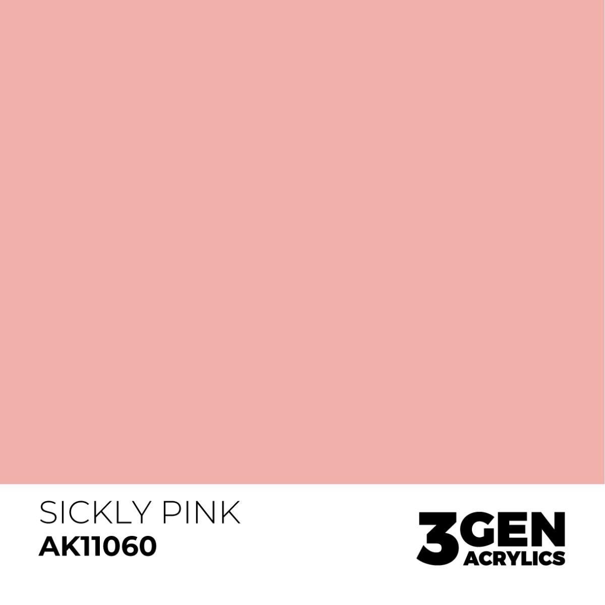 AK 11060 17 ml. Sickly Pink, 3GEN Akrilik Model Boyası