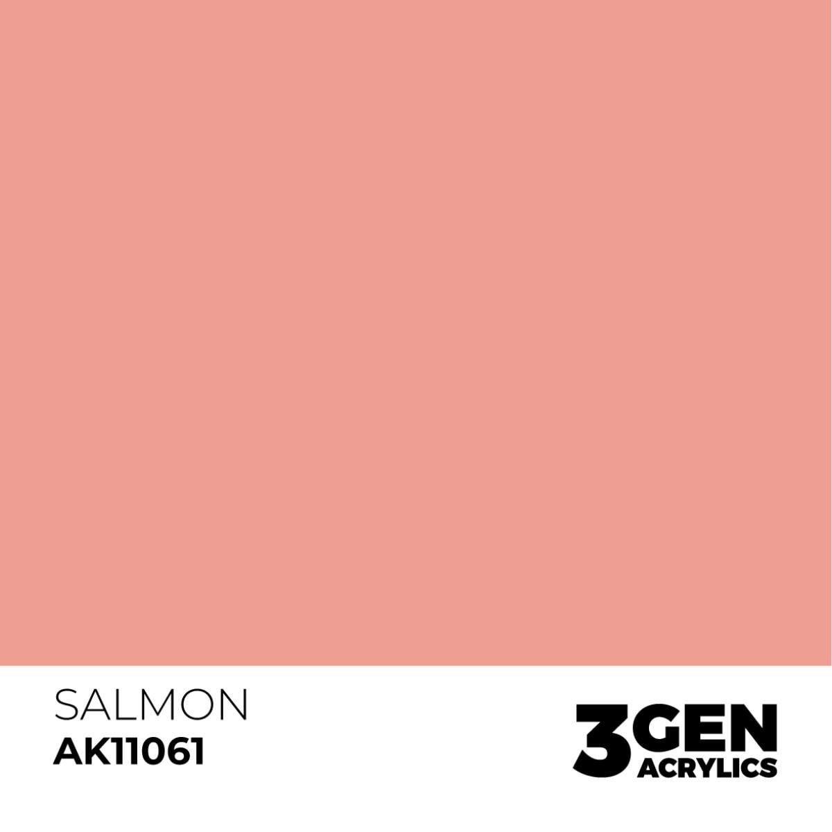 AK 11061 17 ml. Salmon, 3GEN Akrilik Model Boyası