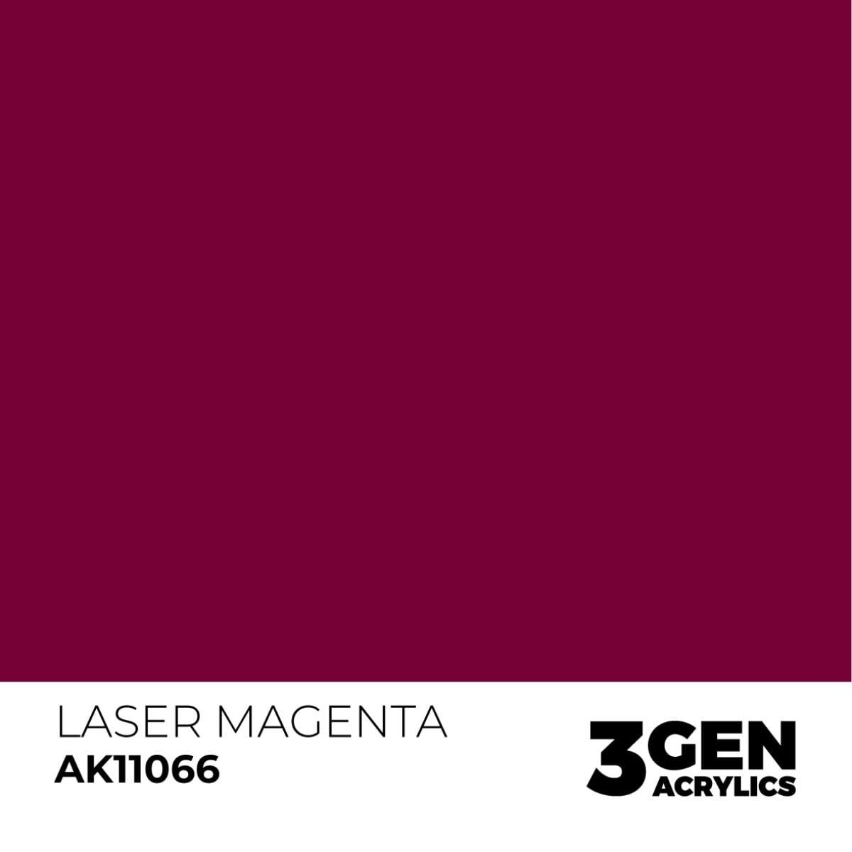 AK 11066 17 ml. Laser Magenta, 3GEN Akrilik Model Boyası