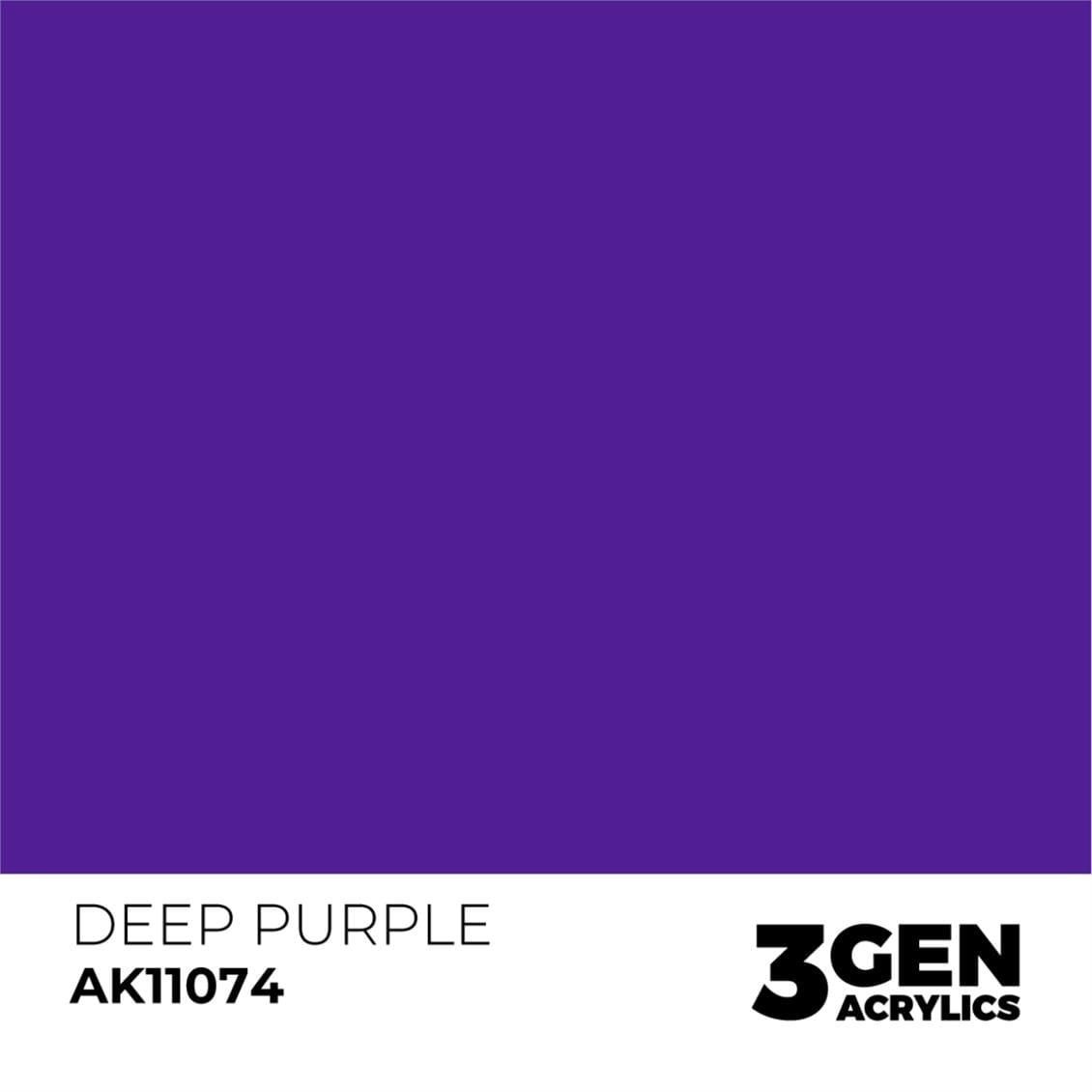 AK 11074 17 ml. Deep Purple, 3GEN Akrilik Model Boyası