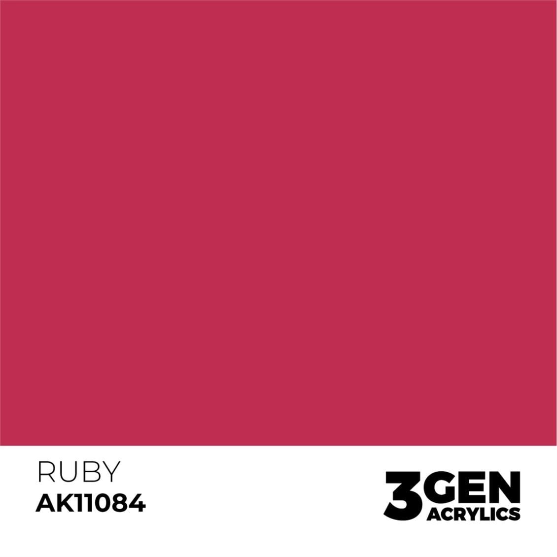 AK 11084 17 ml. Ruby, 3GEN Akrilik Model Boyası