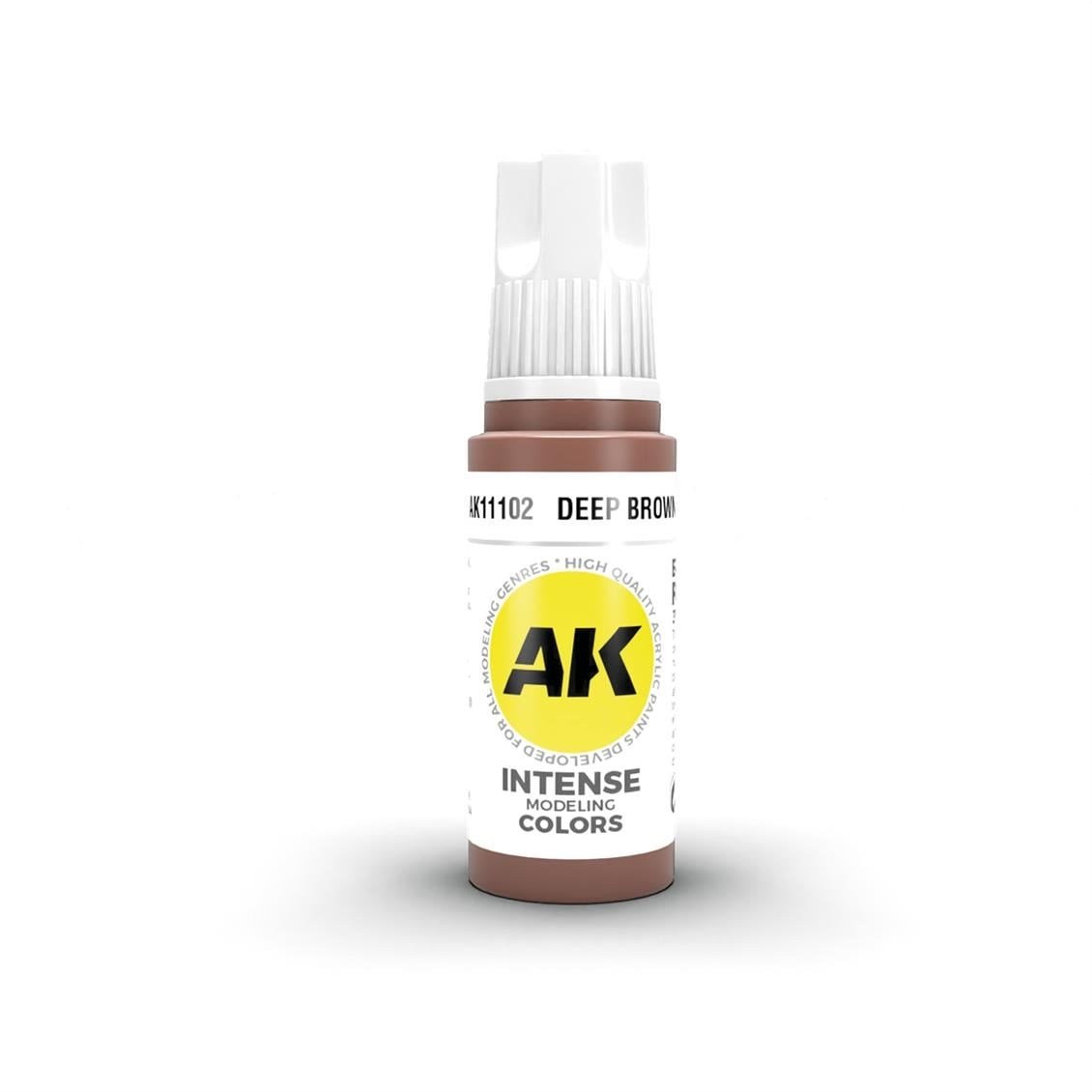 AK 11102 17 ml. Deep Brown, 3GEN Akrilik Model Boyası