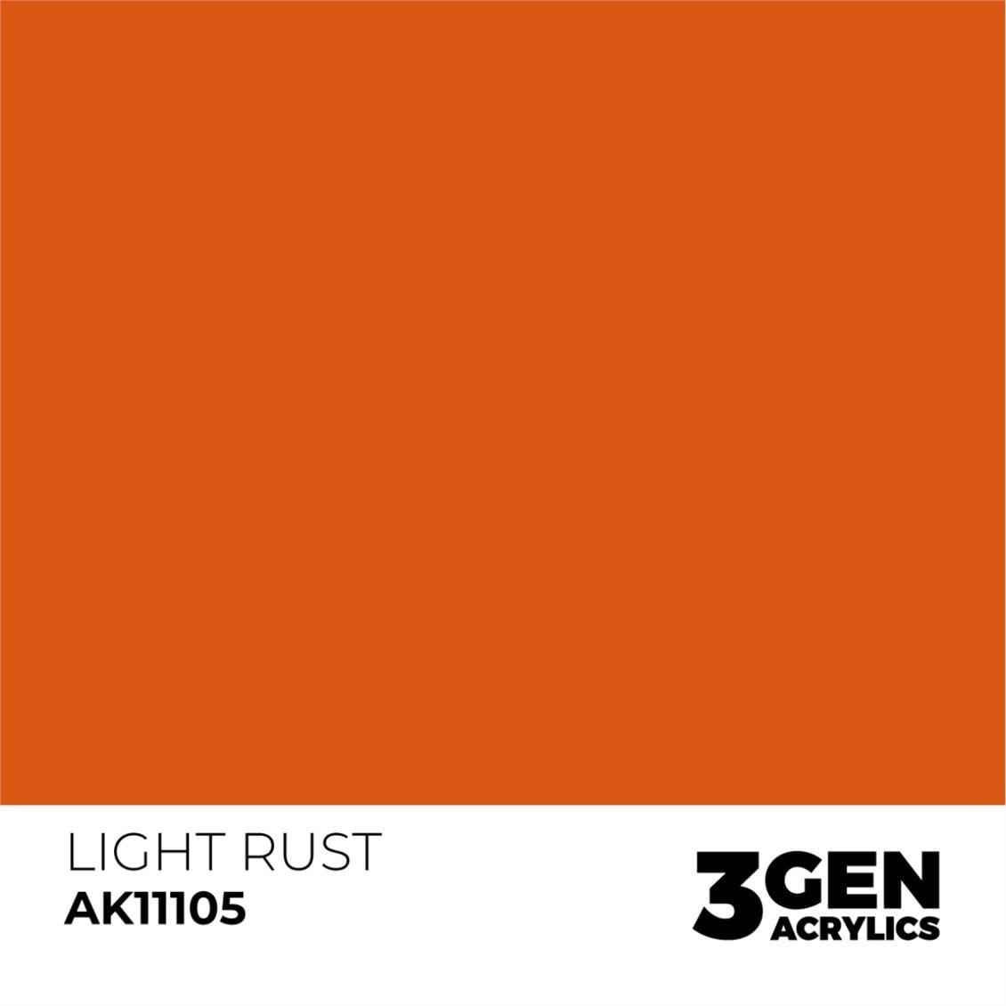 AK 11105 17 ml. Light Rust, 3GEN Akrilik Model Boyası