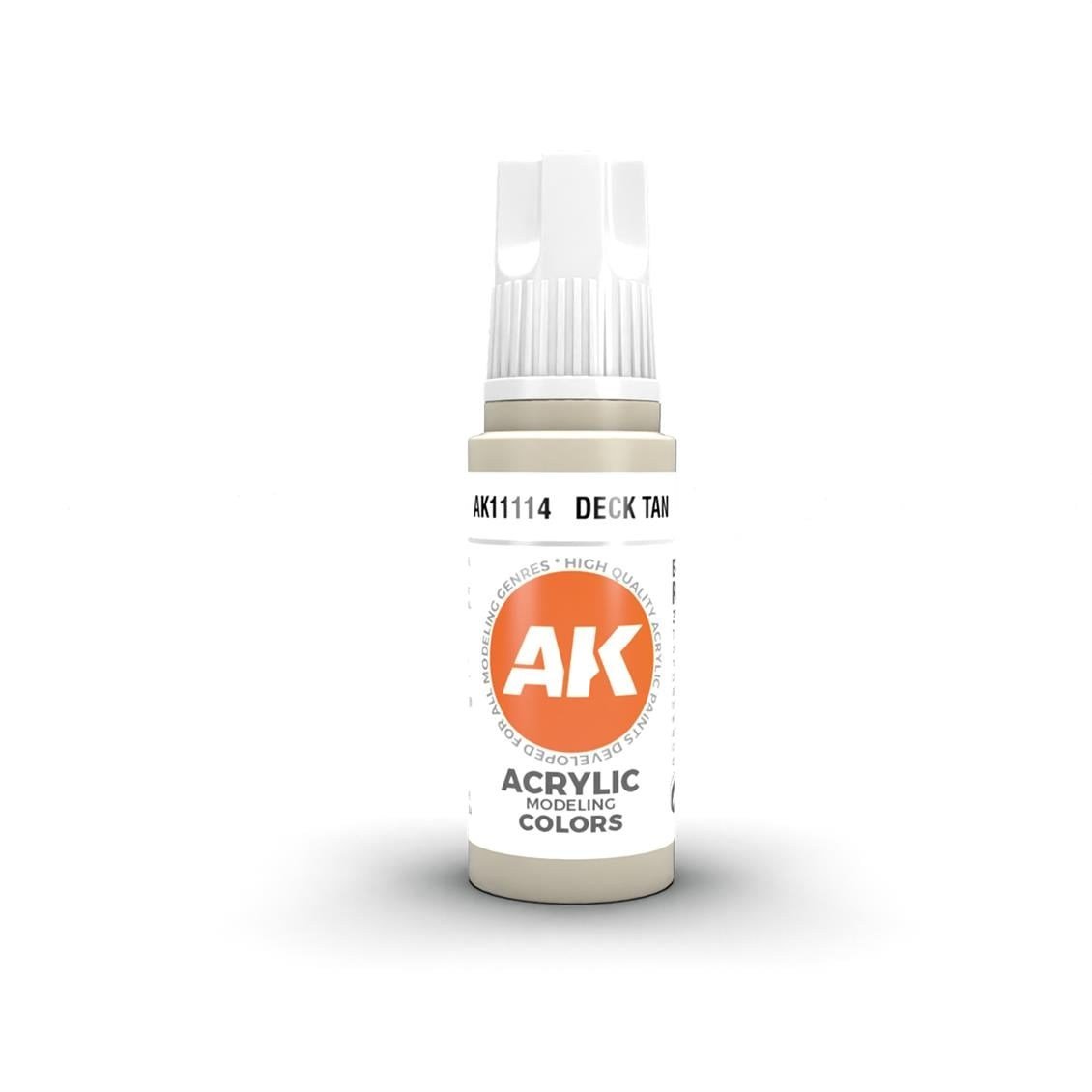 AK 11114 17 ml. Deck Tan, 3GEN Akrilik Model Boyası