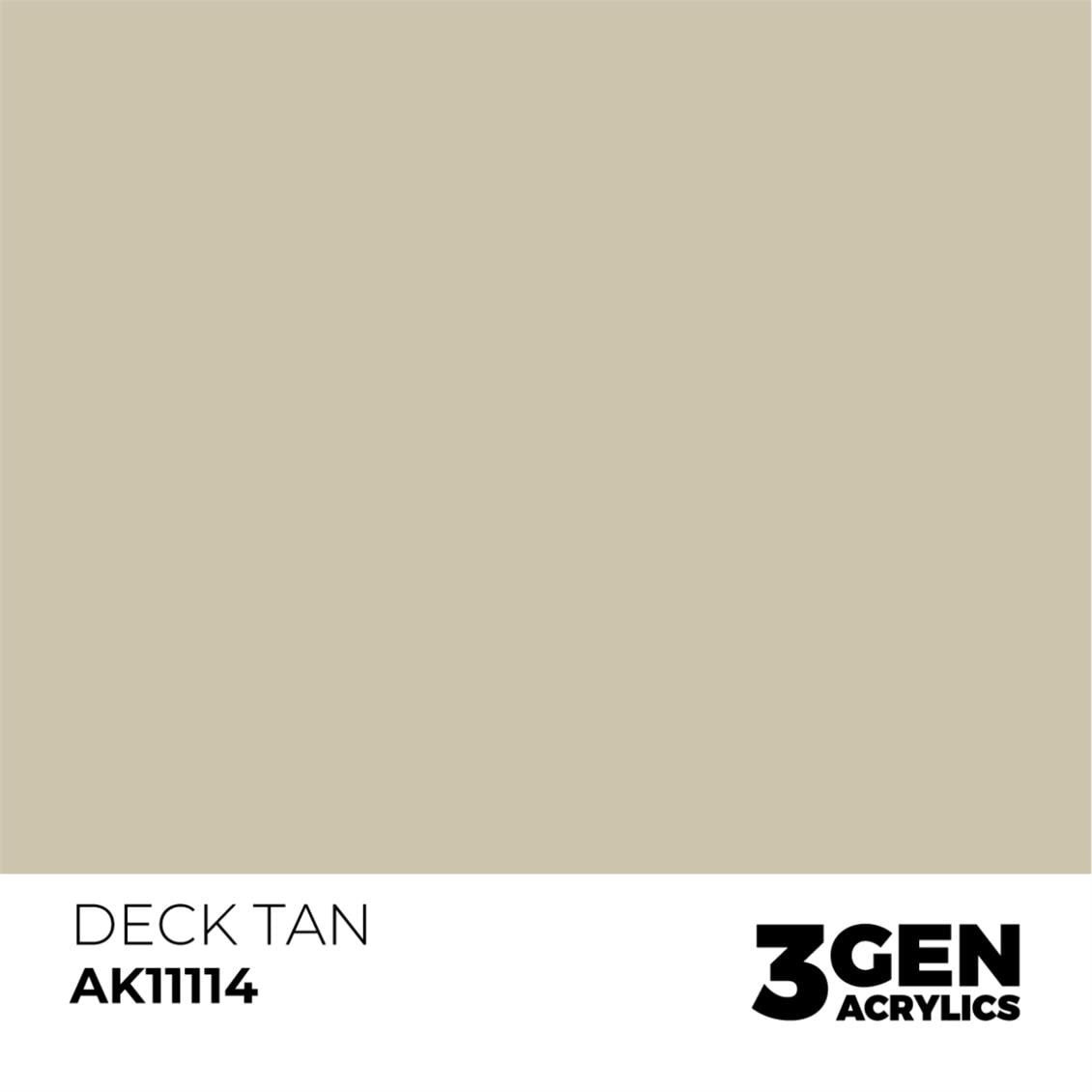 AK 11114 17 ml. Deck Tan, 3GEN Akrilik Model Boyası