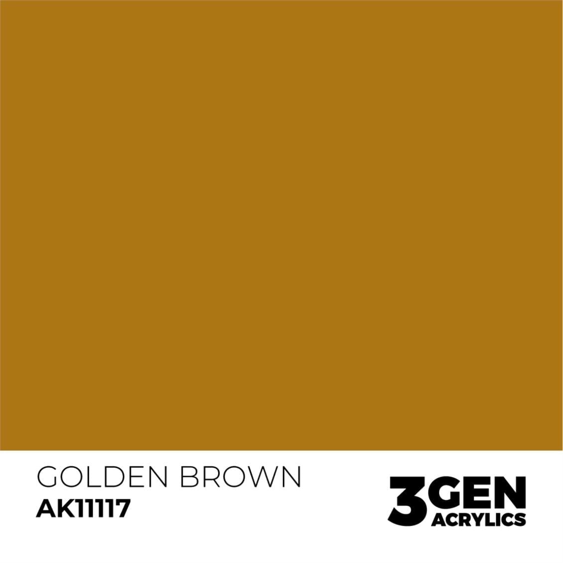 AK 11117 17 ml. Golden Brown, 3GEN Akrilik Model Boyası