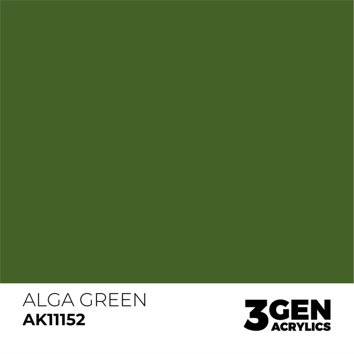 AK 11152 17 ml. Alga Green, 3GEN Akrilik Model Boyası
