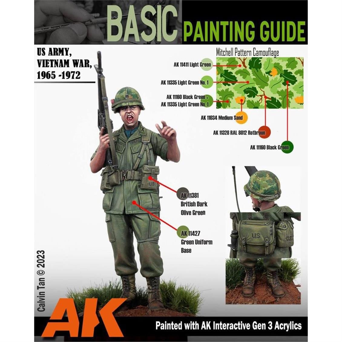 AK 11160 17 ml. Black Green, 3GEN Akrilik Model Boyası