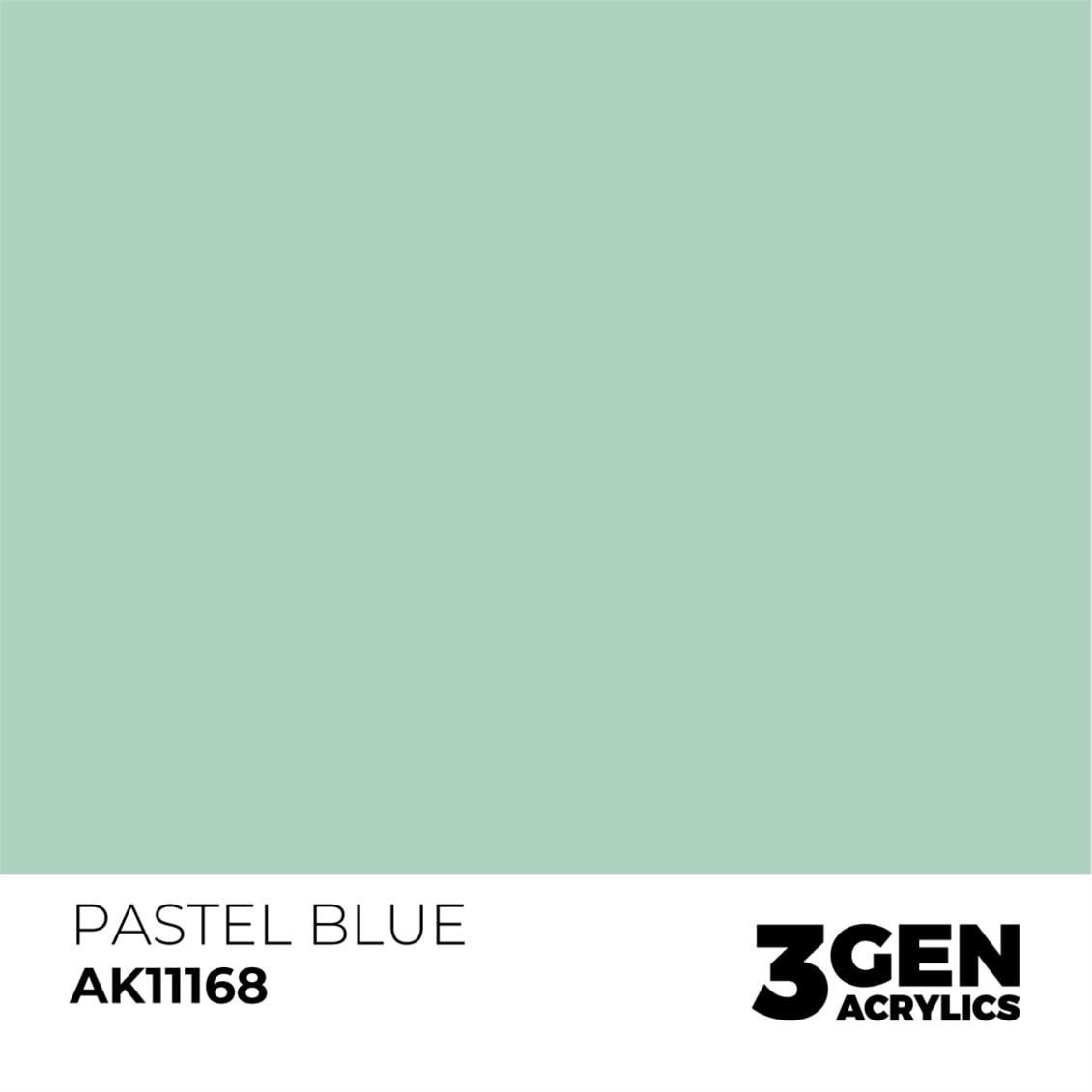 AK 11168 17 ml. Pastel Blue, 3GEN Akrilik Model Boyası