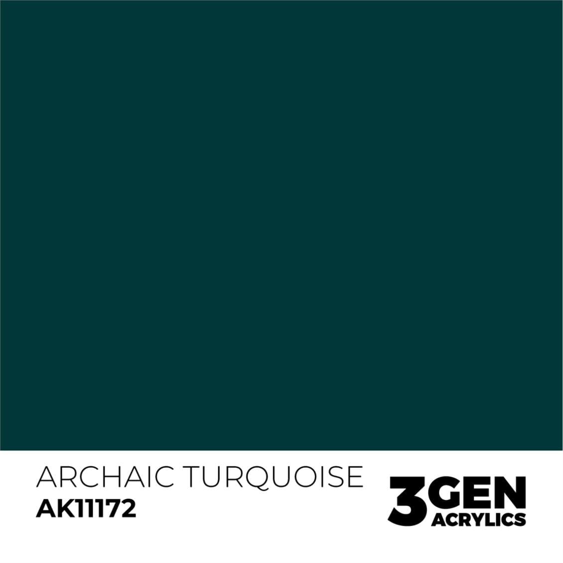 AK 11172 17 ml. Archaic Turquoise, 3GEN Akrilik Model Boyası