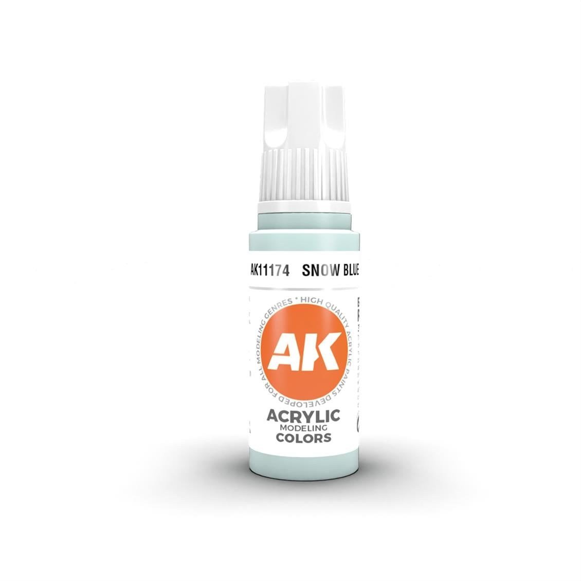 AK 11174 17 ml. Snow Blue, 3GEN Akrilik Model Boyası