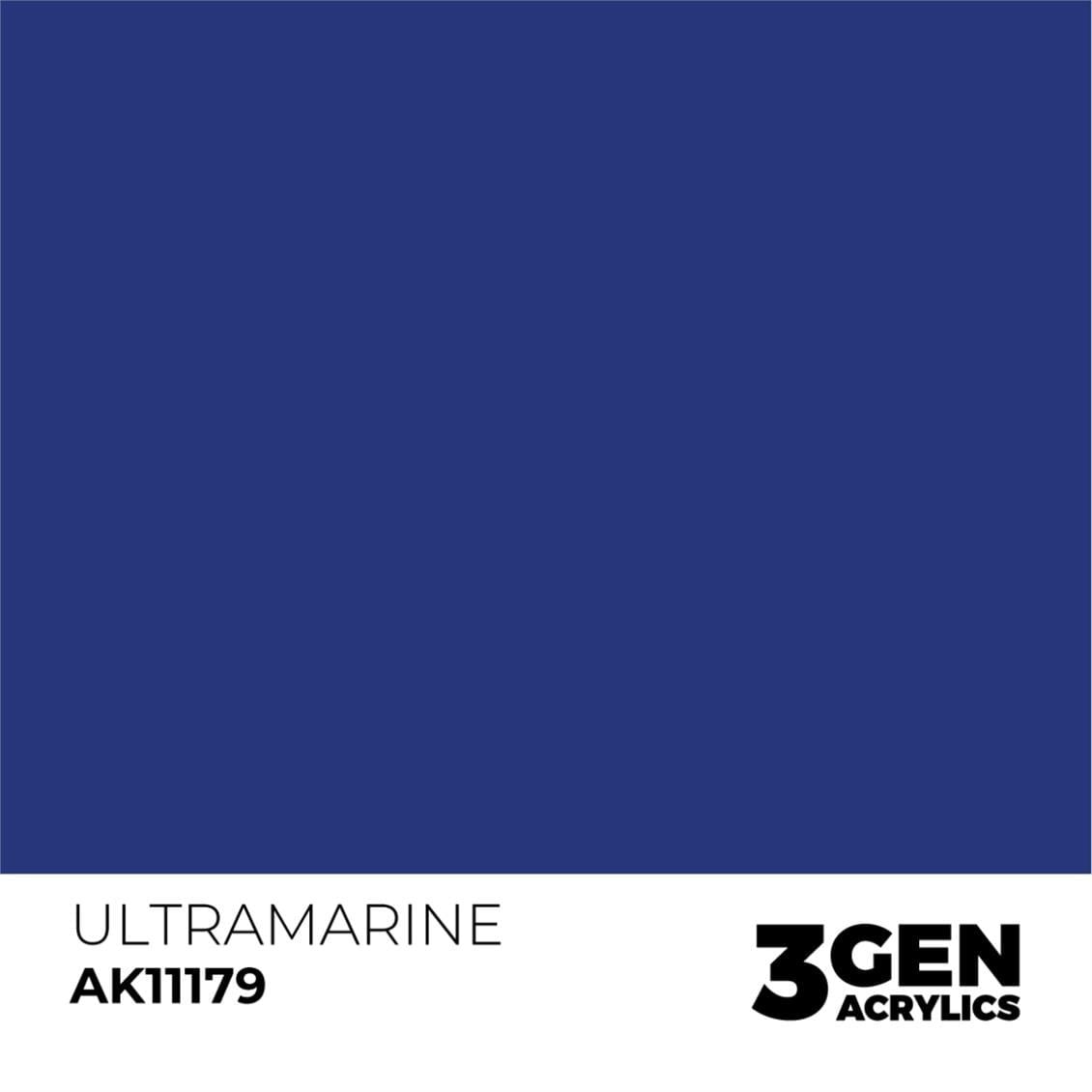 AK 11179 17 ml. Ultramarine, 3GEN Akrilik Model Boyası