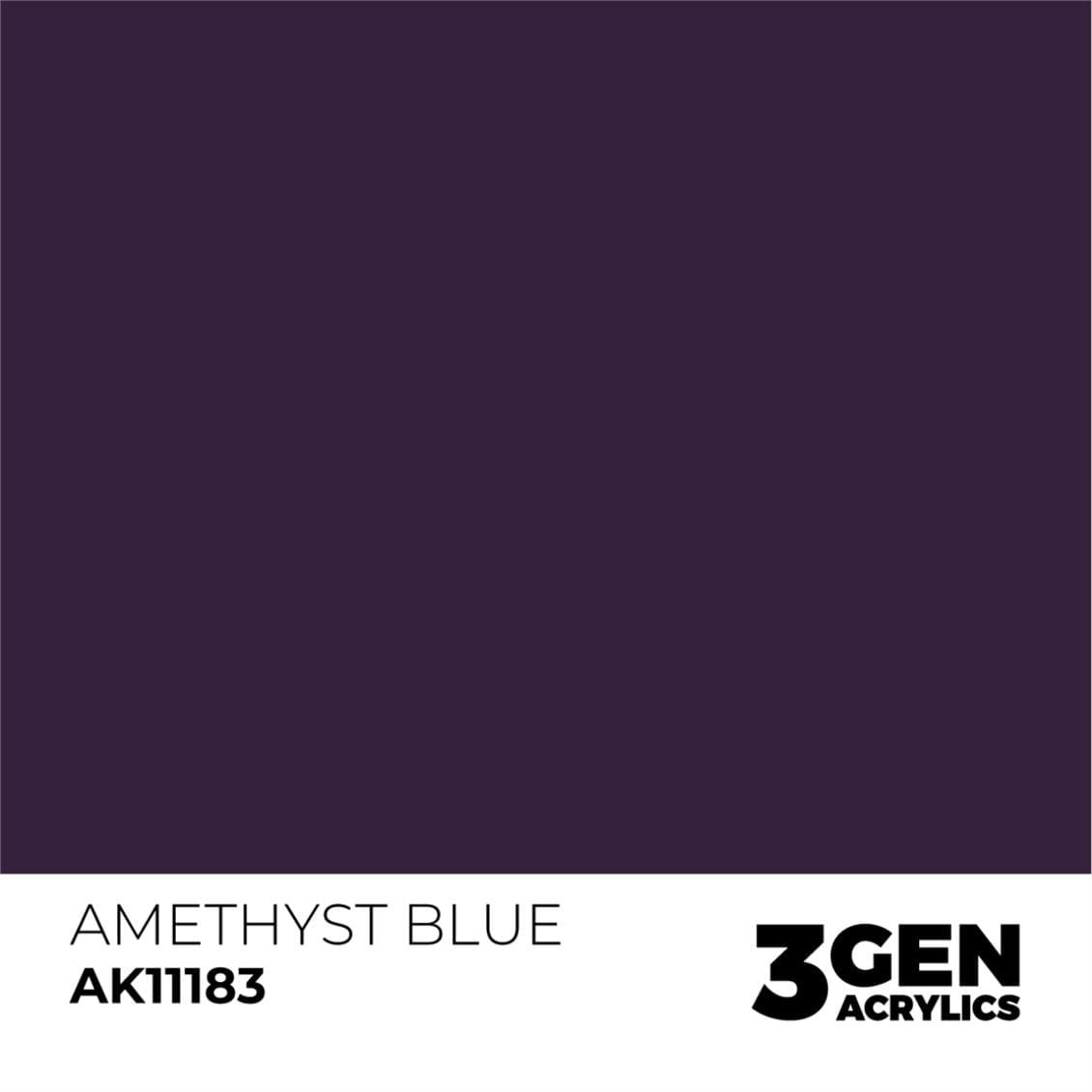 AK 11183 17 ml. Amethyst Blue, 3GEN Akrilik Model Boyası