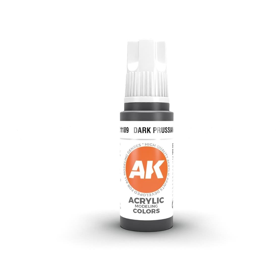AK 11189 17 ml. Dark Prussian Blue, 3GEN Akrilik Model Boyası
