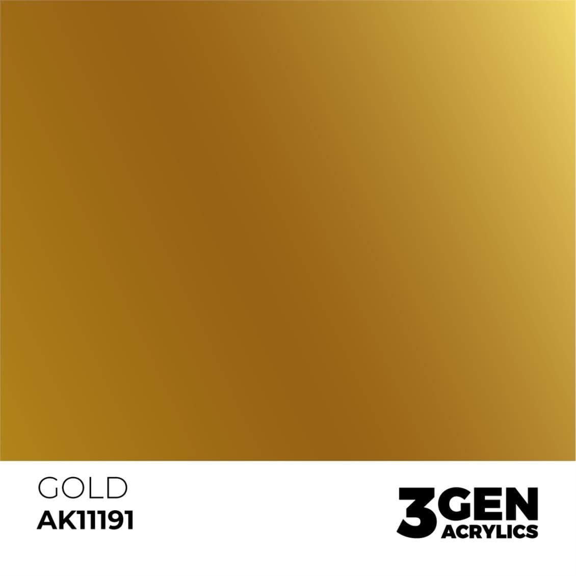 AK 11191 17 ml. Gold, 3GEN Akrilik Model Boyası